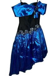 Vintage Gunne Sax Vintage 80s Steampunk Rock Ball Gown Gothic Size Medium