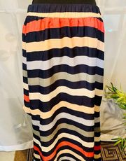 3/20🦋BCBG Colorful  High Low Skirt size Large