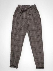 Brown Plaid Pants 1