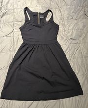 black stretchy dress