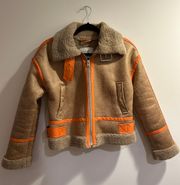 Urban Outfitters Sherpa Suede Jacket