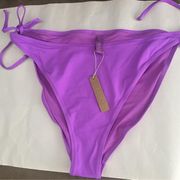 NWT SKIMS Recycled Swim Dippy Tie Bottoms- Violet- SW-TBM-0797