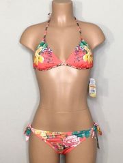 HOBIE FLORAL BIKINI SET. S/L. New