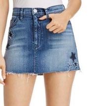 Star Denim Skirt