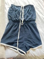 Navy Romper