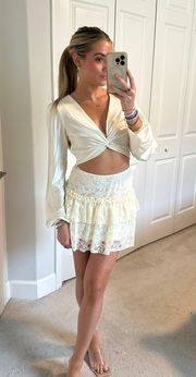 Lace Mini Skirt