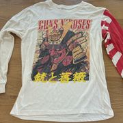 Guns N Roses Rare Kobe Samurai Long Sleeve Shirt