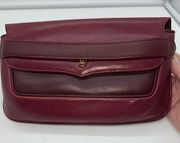 CARTIER Clutch bag Must de Line Pouch Clutch bag Leather Wine Red