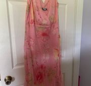 Pink Flowered Dress