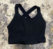 New Balance Black sports bra