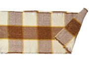 Tri Color Plaid Infinite Loop Scarf Ivory Plaid ONE SIZE New