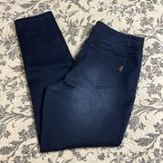 NWOT 1822 Dark Blue Butter Denim Skinny Jeans Size 12