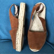 FRENCH CONNECTION Summer suede espadrilles sandals 39