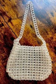 Urban Outfitters | clear beaded handbag.