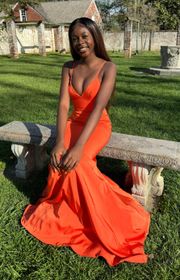 Orange Prom Dress