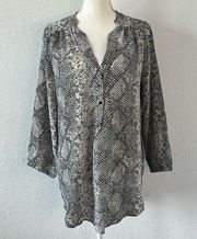 NWOT Amour Vert Washable Silk Tunic Top