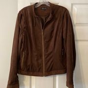 BACCINI  Jacket size L brown color excellent condition size in the pictures