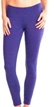 TUFF‎ Athletics Gray Spacedye Active Leggings - Purple