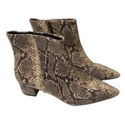 Corso Como boots snake‎ reptile print 8.5 block heel