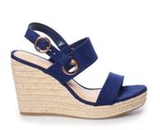 Lauren Conrad Blue Wedges