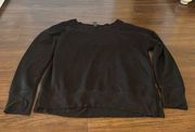 Yogolicious extra large black sweater