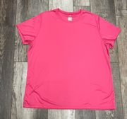 Cool Dri Bright Pink Short Sleeve T-shirt Size 2X