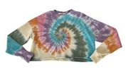 Daydreamer Tie Dye Cut Off Sweatshirt