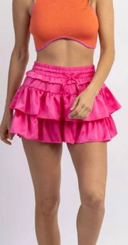 Day and moon Ruffle Skirt