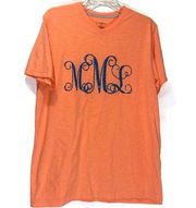 Monogrammed T-shirt Short Sleeve Women’s Large