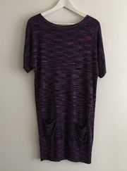 3/$15 - Kensie Short Sleeve Sweater Dress Shift Po