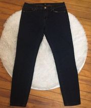 F21 Solid Dark wash skinny jeans