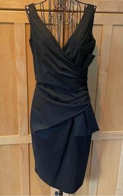 Maggie London black sleeveless cocktail Dress size 6