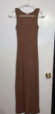 Long Brown Dress 