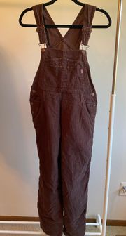 Vinage  Brown Corduroy Overalls