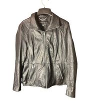 Marc New York Andrew Marc Leather Jacket Women’s Medium‎