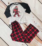 Sasquatch Christmas Themed Pajamas