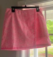 pink crown and ivy mini skirt