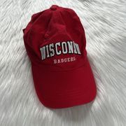 University of Wisconsin Red Embroidered Logo Hat