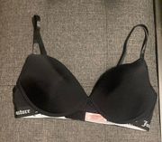 Juicy Couture Padded Bra Black/White Color Size 36C