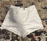Vintage Silver Tab Denim Shorts