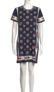 Tory Burch printed mini dress size small