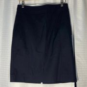 NWT White House Black Market Perfect Form Black Pencil Skirt women sz 10