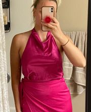 Satin Halter Top