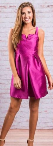 Magenta Cocktail Dress