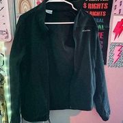 columbia black zip up jacket medium