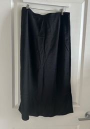 NWT Universal Standard CeeCee Midi Skirt Size XS Black