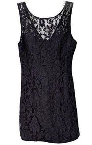 BB Dakota Thessaly Sleeveless Lace Dress Black 2
