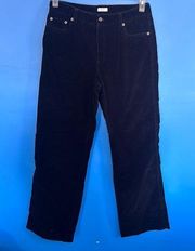 Rafaella Black Corduroy Jeans Size 6