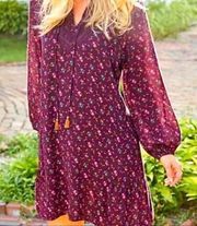 Matilda jane floral boho dress M