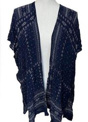 MAURICES one size m; large short sleeved shirt; kimono wrap